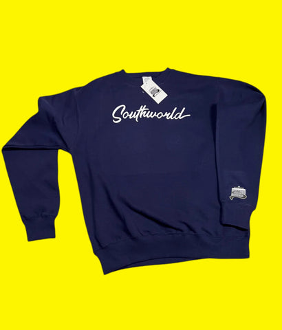 SOUTHWORLD NAVY BLUE SWEATSHIRT