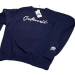 SOUTHWORLD NAVY BLUE SWEATSHIRT